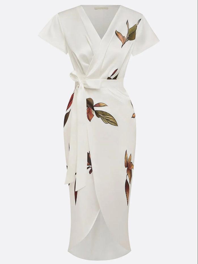 Brenna | Elegant Wrap Dress