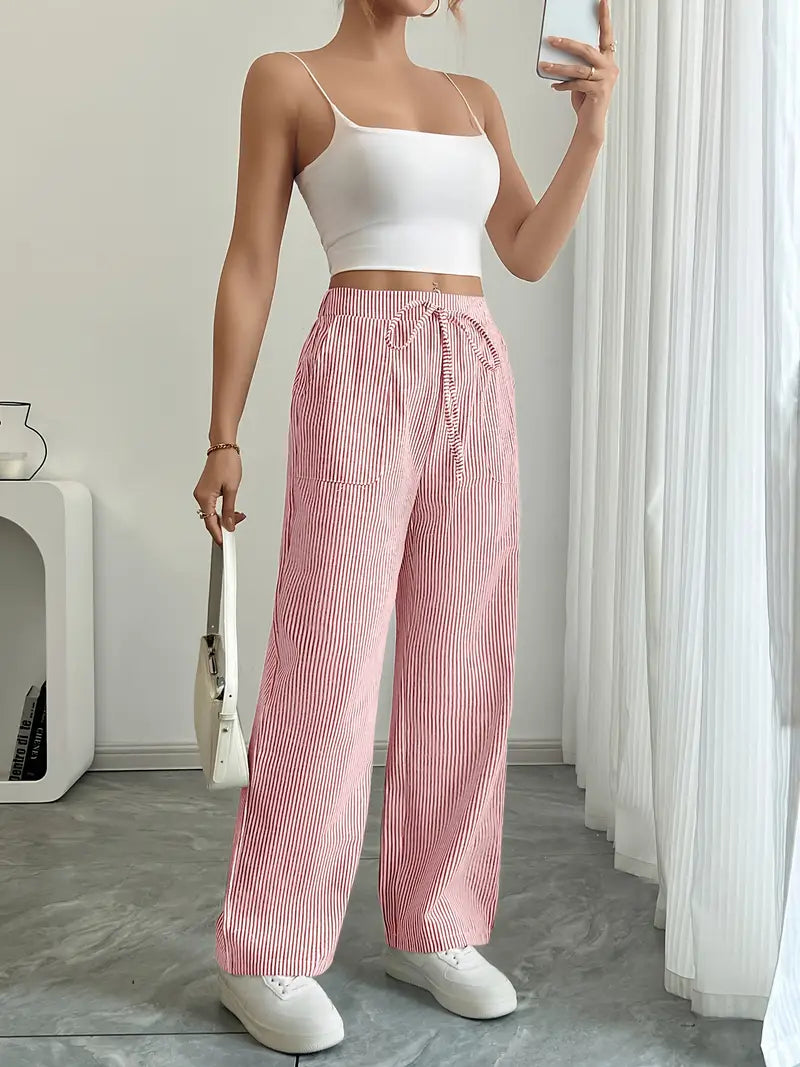 Halina | Stylish Casual Drawstring Trousers