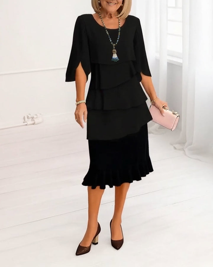 Melody™ | Refined Elegant Ruffle Dress