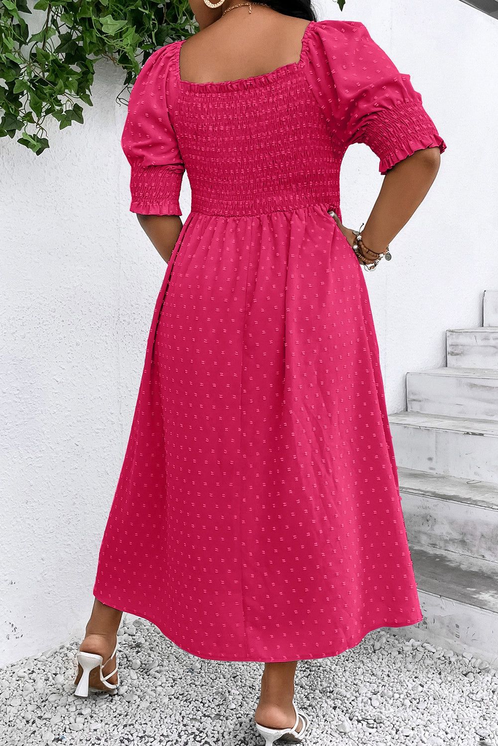 Wisteria | Swiss Dot Dress