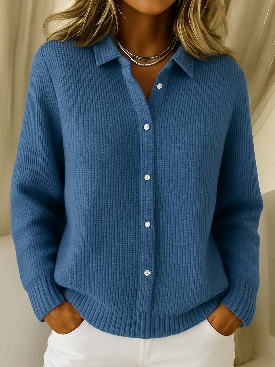 Marisse | Button-Up Knit Cardigan