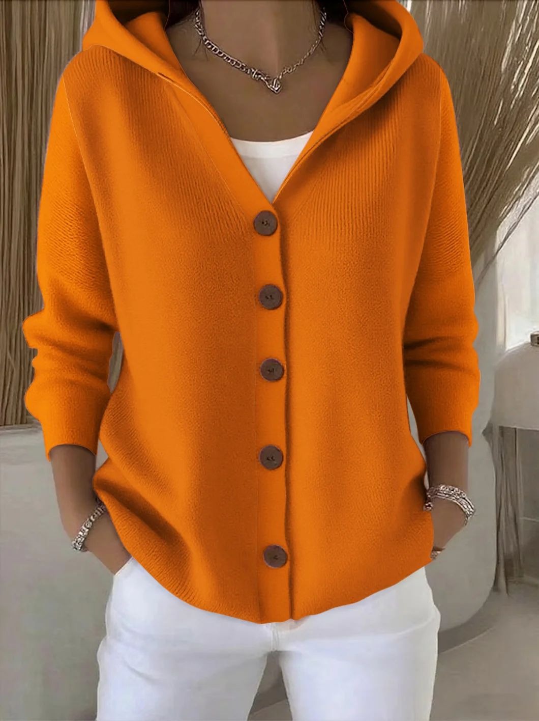 Claire™ | Hooded Knit Cardigan